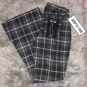 90’s Flare Plaid Pants